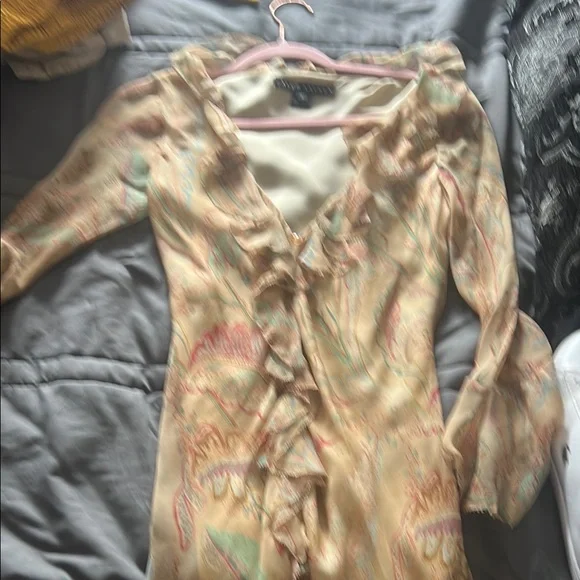 Ralph Lauren Cream and Pink Dress - Picture 2 of 4